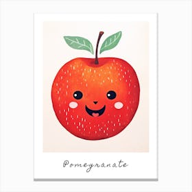 Friendly Kids Pomegranate 1 Poster Canvas Print