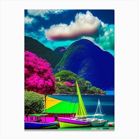 Ilhabela Brazil Pop Art Photography Tropical Destination Canvas Print