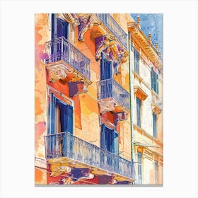 Genoa Europe Travel Architecture 2 Canvas Print