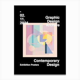 Graphic Design Archive Poster 05 Canvas Print