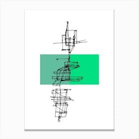 Green Scales Canvas Print