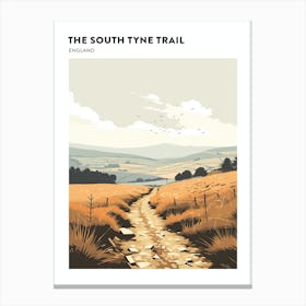 The South Tyne Trail England 2 Hiking Trail Landscape Poster Canvas Print