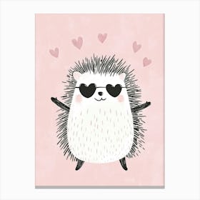 Hedgehog Iove Canvas Print