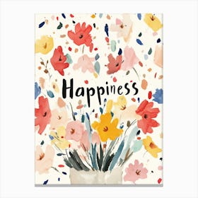 Happiness Canvas Print