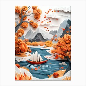 Paper Art Canvas Print