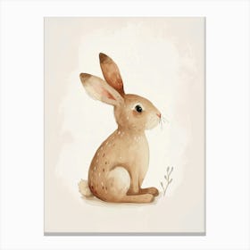 Thrianta Rabbit Kids Illustration 2 Canvas Print
