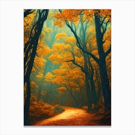Path Through The Forest 3 Canvas Print
