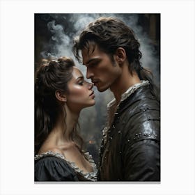 Two lovers Canvas Print