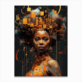 Graffiti Portraits  1 Canvas Print