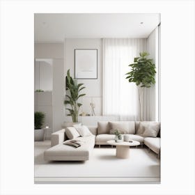 Modern Living Room 18 Canvas Print