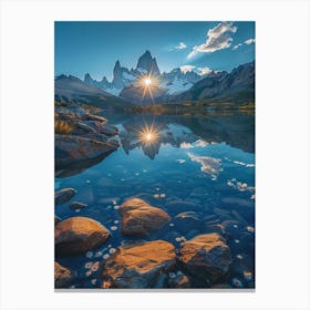 Sunrise Over Lake Fitzroy Canvas Print