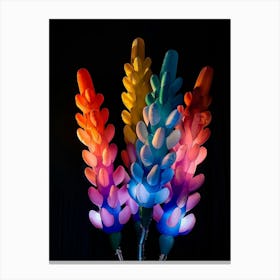 Bright Inflatable Flowers Snapdragon Canvas Print