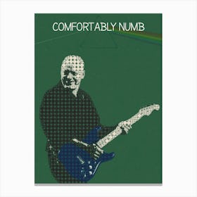 Comfortably Numb David Gilmour Pink Floyd Canvas Print