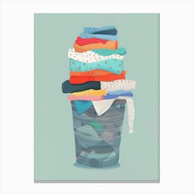 Pile Of Clothes 11 Canvas Print