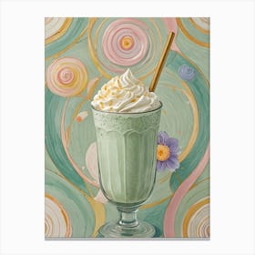 Pastel Milkshake Canvas Print