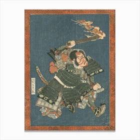 Ichikawa Danjuro Vii As I No Hayata By Utagawa Kunisada Canvas Print
