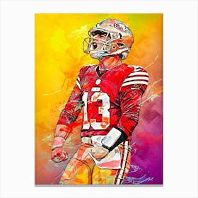 Brock Purdy Nfl Canvas Print