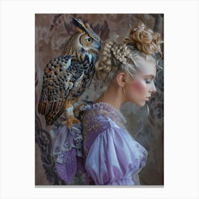 Owl Portrait Canvas Print