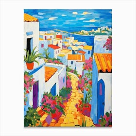 Djerba Tunisia 1 Fauvist Painting Canvas Print