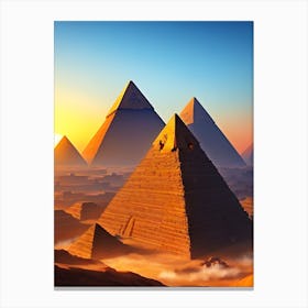 Pyramids Of Giza 1 Canvas Print