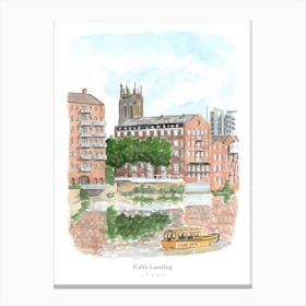 Leeds Calls Landing England Canvas Print