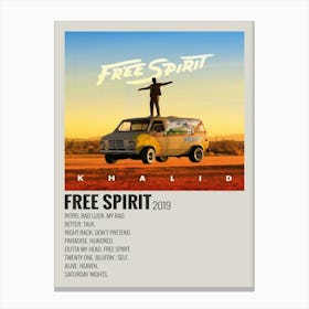 Free Spirit Frees Khalid Free Spirit 2019 Poster 1 Canvas Print