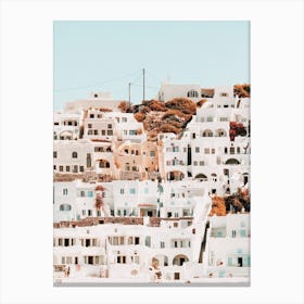 Santorini Architecture Canvas Print