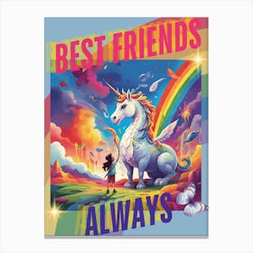 Best Friends Always Canvas Print