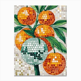 Disco Oranges Canvas Print