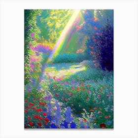 Monet S Garden, Usa Classic Painting Canvas Print