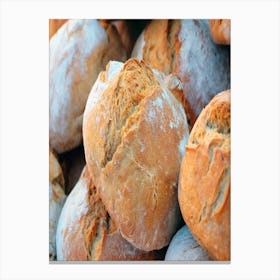 Bread On A Table Canvas Print