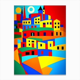 Colorful Town Canvas Print