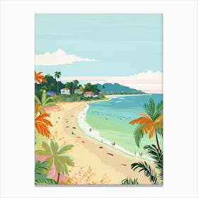 Tanjung Rhu Beach, Langkawi Island, Malaysia, Matisse And Rousseau Style 1 Canvas Print