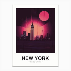 Dark New York City Canvas Print