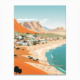 South Africa Travel Illustration Canvas Print