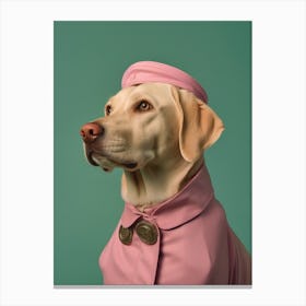 A Dog Labrador Retriever 19 Canvas Print