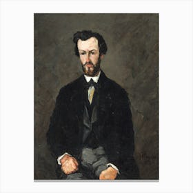 Antony Valabrègue (1866), Paul Cézanne Canvas Print