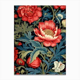 Floral Wallpaper 373 Canvas Print