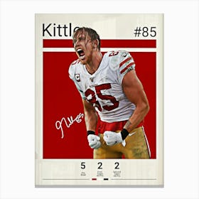 George Kittle 1 Canvas Print