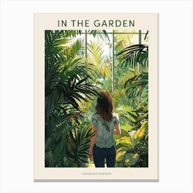 In The Garden Poster Longwood Gardens Usa 4 Canvas Print