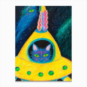 Space Cat Canvas Print