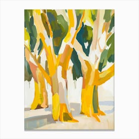 Yellow Trees 2 Canvas Print