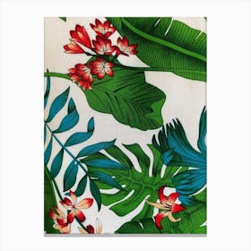 Tropical Leaves Canvas Print