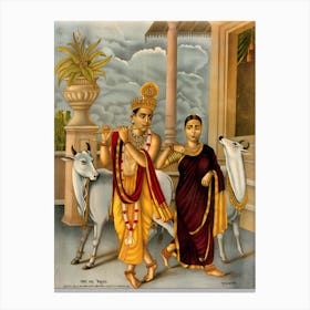 Lord Krishna 7 Canvas Print