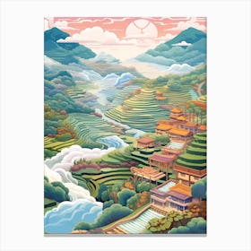 The Banaue Rice Terraces Philippines Canvas Print