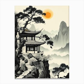 Chinese House Canvas Print