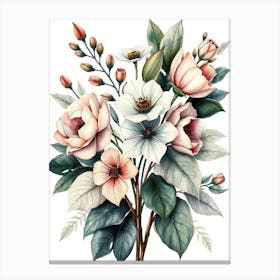 Floral Bouquet Canvas Print