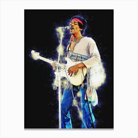 Spirit Of Jimi Hendrix 1 Canvas Print