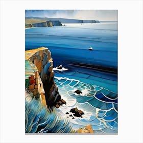 Cliffs Of Iona Canvas Print