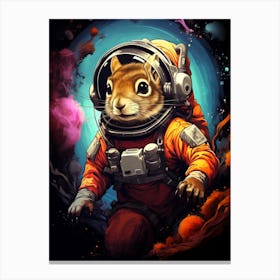 Squirrel In Space 1 Canvas Print